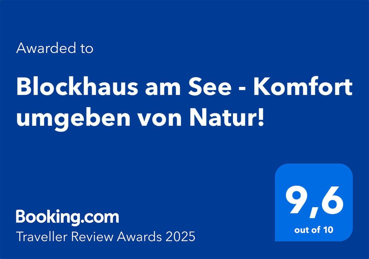 Blockhaus Am See - Komfort Umgeben Von Natur! Nalden 外观 照片